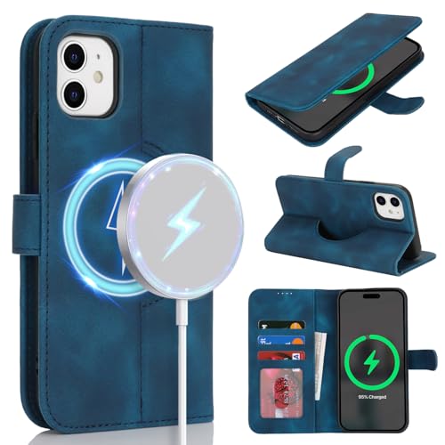 saihamny Handyhülle für iPhone 12 Hülle mit Kartenfach für Frauen, Hülle für iPhone 12 Pro Klapphülle Handytasche Flip Brieftasche Schutzhülle mit Kartenfächern für Männer-Blau saihamny Handyhülle für iPhone 12 Hülle mit Kartenfach für Frauen, Hülle für iPhone 12 Pro Klapphülle Handytasche Flip Brieftasche Schutzhülle mit Kartenfächern für Männer-Blau von saihamny