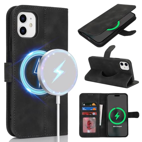 saihamny Handyhülle für iPhone 12 Hülle mit Kartenfach für Frauen, Hülle für iPhone 12 Pro Klapphülle Handytasche Flip Brieftasche Schutzhülle mit Kartenfächern für Männer-Dunkelgrau saihamny Handyhülle für iPhone 12 Hülle mit Kartenfach für Frauen, Hülle für iPhone 12 Pro Klapphülle Handytasche Flip Brieftasche Schutzhülle mit Kartenfächern für Männer-Dunkelgrau von saihamny