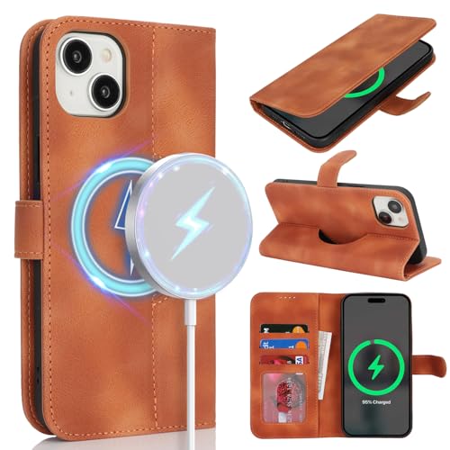 saihamny Handyhülle für iPhone 14 Hülle mit Kartenfach für Frauen, Hülle für iPhone 14 Klapphülle Handytasche Flip Brieftasche Schutzhülle mit Kartenfächern für Männer-SandyBrown saihamny Handyhülle für iPhone 14 Hülle mit Kartenfach für Frauen, Hülle für iPhone 14 Klapphülle Handytasche Flip Brieftasche Schutzhülle mit Kartenfächern für Männer-SandyBrown von saihamny