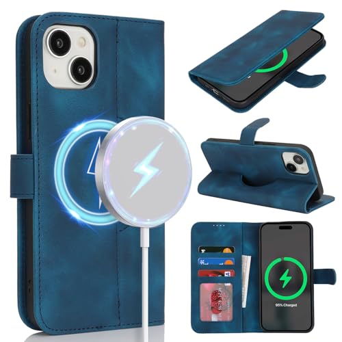 saihamny Handyhülle für iPhone 14 Plus Hülle mit Kartenfach für Frauen, Hülle für iPhone 14 Plus Klapphülle Handytasche Flip Brieftasche Schutzhülle mit Kartenfächern für Männer-Blau saihamny Handyhülle für iPhone 14 Plus Hülle mit Kartenfach für Frauen, Hülle für iPhone 14 Plus Klapphülle Handytasche Flip Brieftasche Schutzhülle mit Kartenfächern für Männer-Blau von saihamny