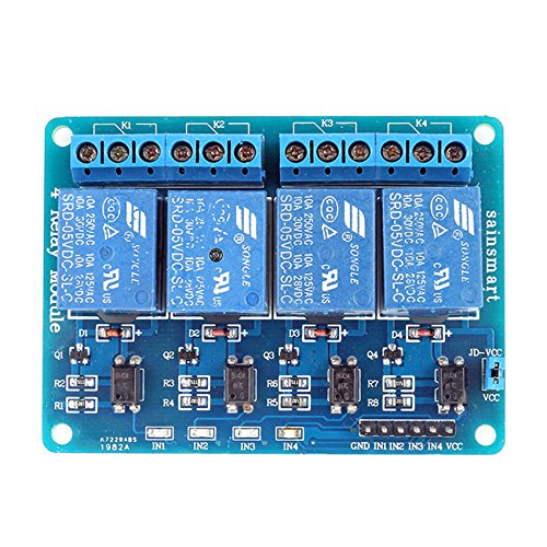 SainSmart 4 Kanäle RelaisModul Brett 5V Für Arduino PIC AVR DSP ARM Relay Module von sainsmart