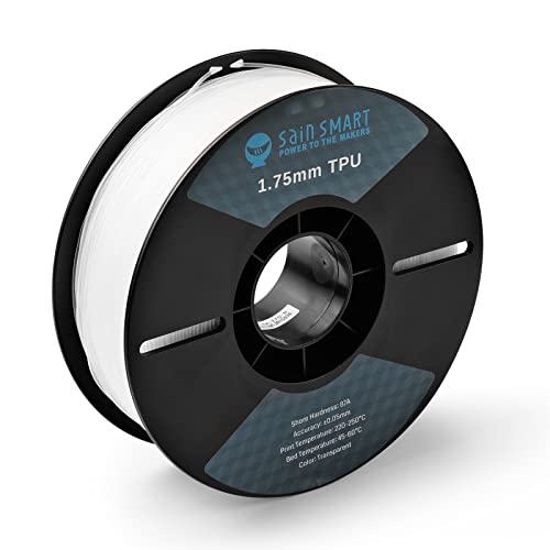 SainSmart 87A TPU Filament 1,75 mm Flexibles TPU-3D-Drucker-Filament 1-kg-Spule, Natur von sainsmart