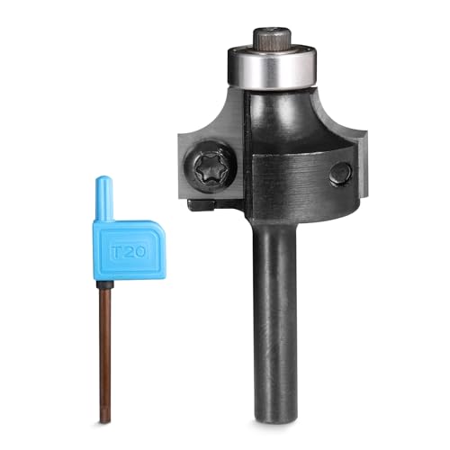 SainSmart Rundfräser für CNC-Fräsmaschine, 1/4 Zoll Schaft, 17/32 Zoll Schnittradius, 2 Flügel für Zimmerei Fasen Holzbearbeitung Trimmen, 2RRBC01A SainSmart Rundfräser für CNC-Fräsmaschine, 1/4 Zoll Schaft, 17/32 Zoll Schnittradius, 2 Flügel für Zimmerei Fasen Holzbearbeitung Trimmen, 2RRBC01A von sainsmart