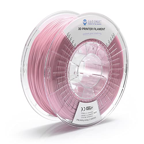 SainSmart TPU 1,75 mm 92A flexibles TPU-3D-Drucker-Filament, Maßgenauigkeit +/- 0,04 mm, 1 kg Spule, zartrosa von sainsmart