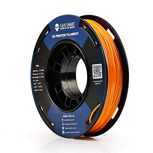 SainSmart flexibles TPU 3D-Druck-Filament, 1,75 mm, 250 g, Maßgenauigkeit +/- 0,05 mm, Mango von sainsmart