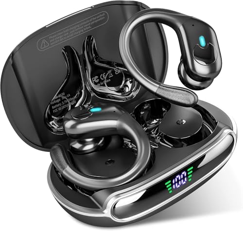 sajawass Wireless Earbuds, Bluetooth Headphones 5.3 HiFi Stereo Ear Buds, 80H Bluetooth Earbuds with Dual LED Display Charging Case, IPX7 Waterproof Earphones for Android iOS Black. sajawass Wireless Earbuds, Bluetooth Headphones 5.3 HiFi Stereo Ear Buds, 80H Bluetooth Earbuds with Dual LED Display Charging Case, IPX7 Waterproof Earphones for Android iOS Black. von sajawass