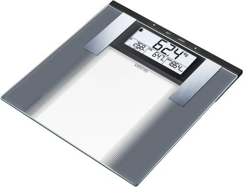 Sanitas SBG 21 Körperanalysewaage Wägebereich (max.)=180kg Grau, Glas von sanitas