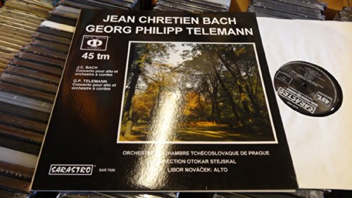 SARASTRO AUDIOPHILE FRENCH 12" LP 45 RPM BACH TELEMANN VIOLA CONCERTOS NOVACEKvinyl version , not cd!!! von sarastro