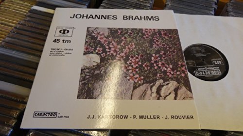 SARASTRO AUDIOPHILE FRENCH 12" LP 45 RPM BRAHMS TRIO KANTOROW MULLER ROUVIER von sarastro