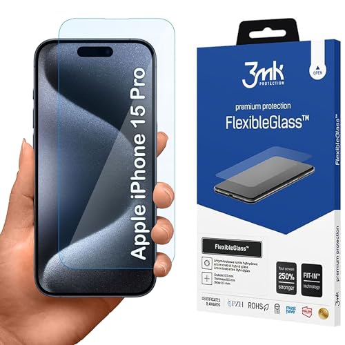 sarcia.eu Unzerbrechliches Hybridglas Apple iPhone 15 Pro - 3mk FlexibleGlass sarcia.eu Unzerbrechliches Hybridglas Apple iPhone 15 Pro - 3mk FlexibleGlass von sarcia.eu