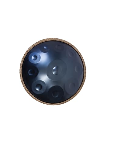Handpan Drum - 22-Inch 10-Note D Kurd 440Hz - Hand Tuning Handpan - Includes Soft Bag, Mallets, Stand, Note Stickers, Cleaning Cloth - Artist Performance Video von sarospan