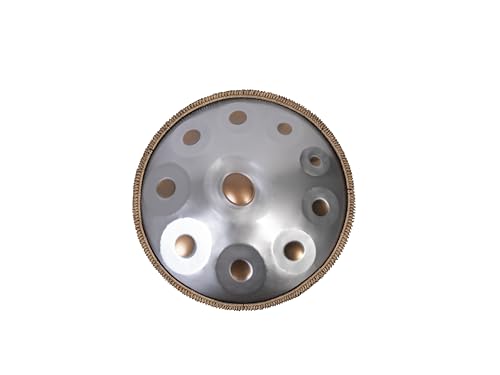 Handpan Drum - 22-Inch 10-Note D Kurd 440Hz - Hand Tuning Handpan - Includes Soft Bag, Mallets, Stand, Note Stickers, Cleaning Cloth - Artist Performance Video von sarospan