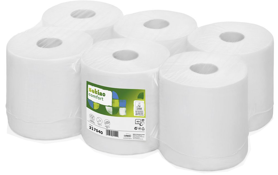satino by wepa Handtuchrolle Comfort, 2-lagig, 68 m satino by wepa Handtuchrolle Comfort, 2-lagig, 68 m von satino by wepa