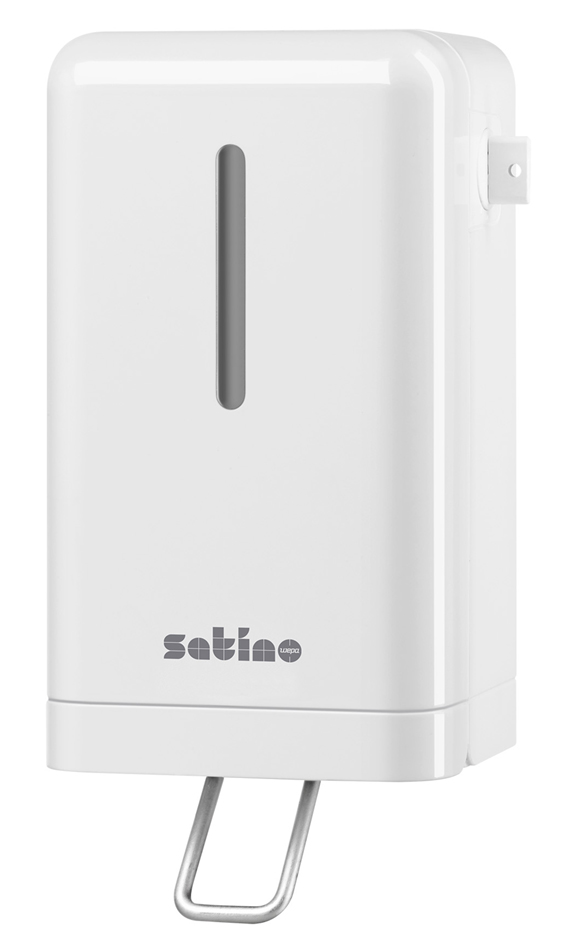 satino by wepa Pump-Seifenspender Mini, weiß von satino by wepa
