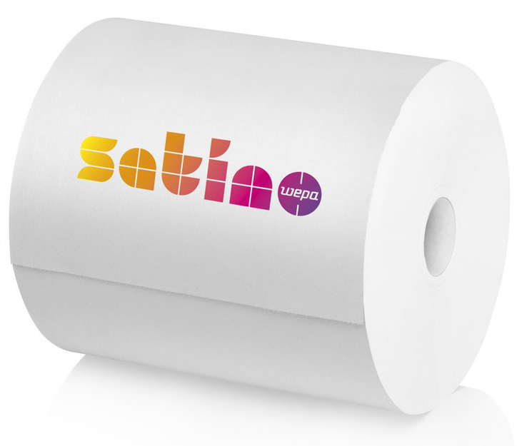 satino by wepa Putzrolle Comfort, 2-lagig, hochweiß, 525 m von satino by wepa