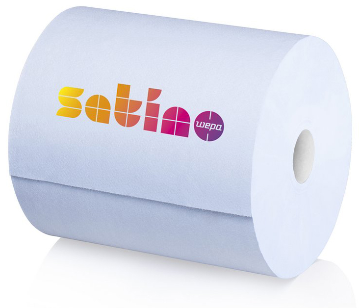 satino by wepa Putzrolle Comfort, 3-lagig, blau, 350 m von satino by wepa