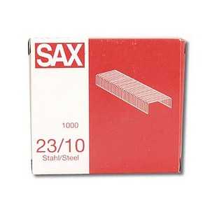 1.000 sax design Heftklammern 23/10 von sax design