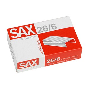 1.000 sax design Heftklammern 26/6 1.000 sax design Heftklammern 26/6 von sax design