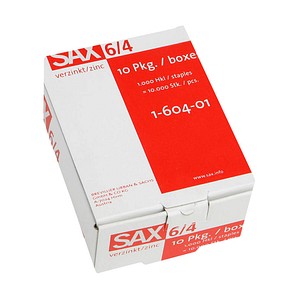 1.000 sax design Heftklammern 6/4 1.000 sax design Heftklammern 6/4 von sax design