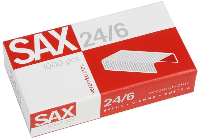 sax design Locher und Heftgeräte Set rot von sax design