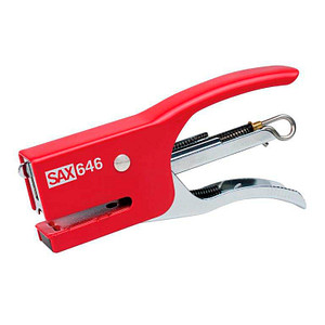 sax design Heftzange 646 rot von sax design