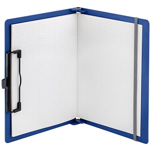 sax design Klemmbrett 2-750-22 DIN A5 auf DIN A4 blaubeere Kunststoff von sax design