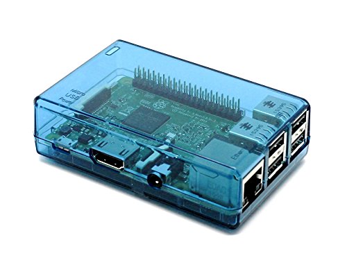 Blau transparent Case Closed für Raspberry Pi Modell B+ Model B Plus von sb components