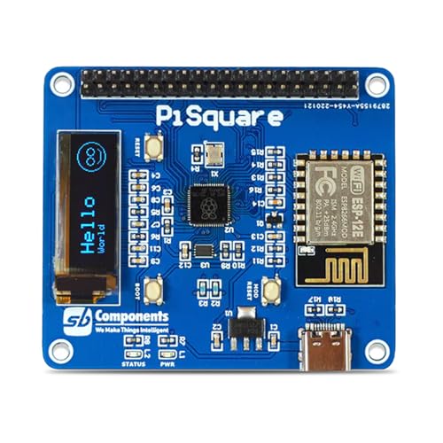 PiSquare – ein Raspberry Pi HAT basierend auf RP2040 und ESP-12E Modul, hergestellt für die Verwendung mehrerer Raspberry Pi Hats, laufen Sie mehrere Raspberry Pi Hats kabellos von sb components