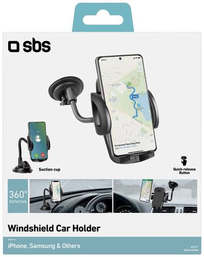 Sbs mobile Universalhalterung für Autos für Smartphone bis zu 6  Saugnapf Handy-Kfz-Halterung von sbs mobile