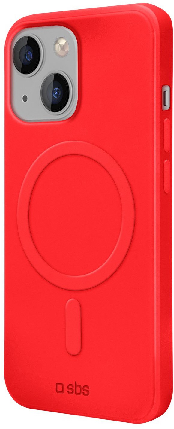 Smooth Mag Cover für iPhone 14 Plus rot von sbs