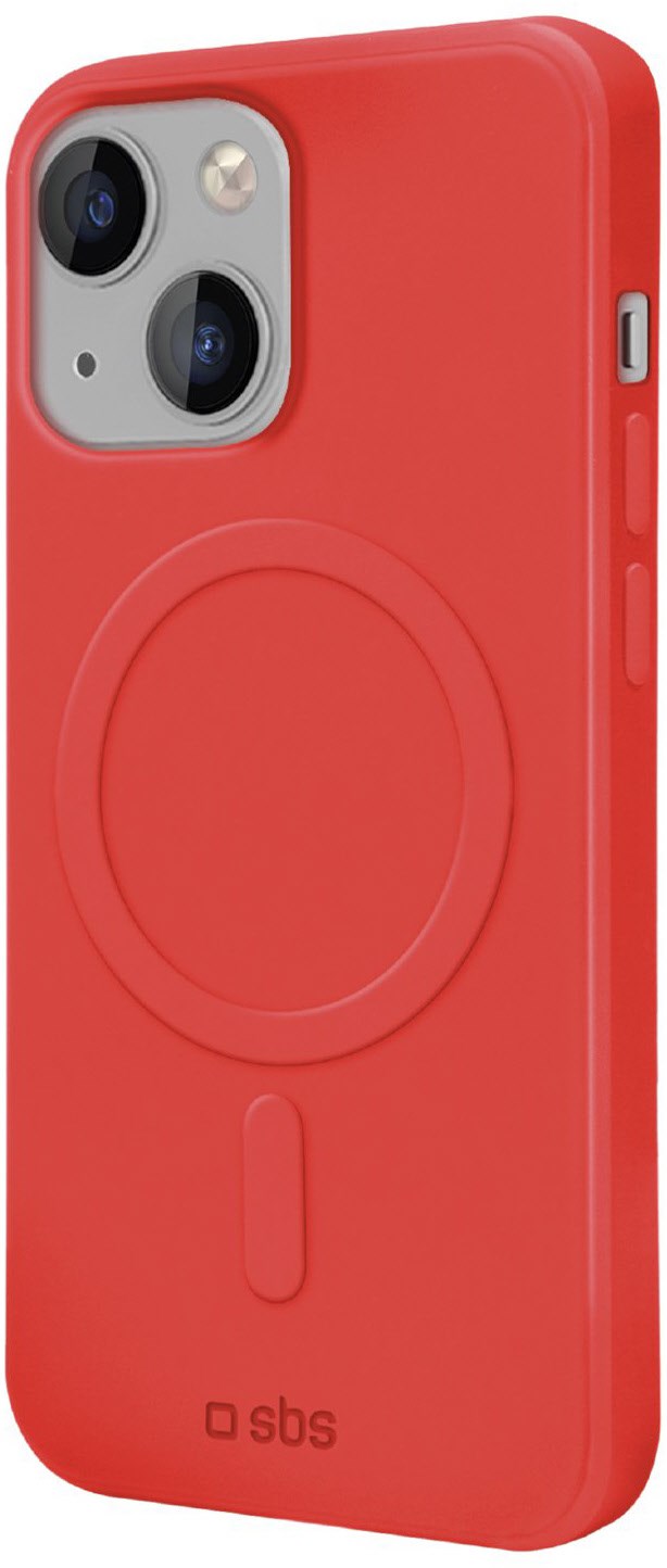 Smooth Mag Cover für iPhone 14 rot von sbs