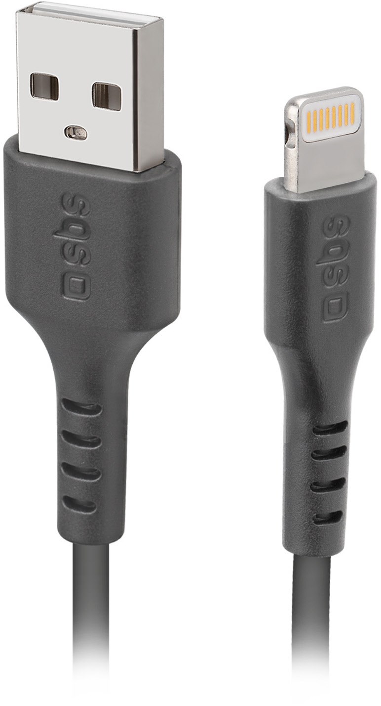 USB 2.0 > Lightning Kabel (1m) schwarz von sbs