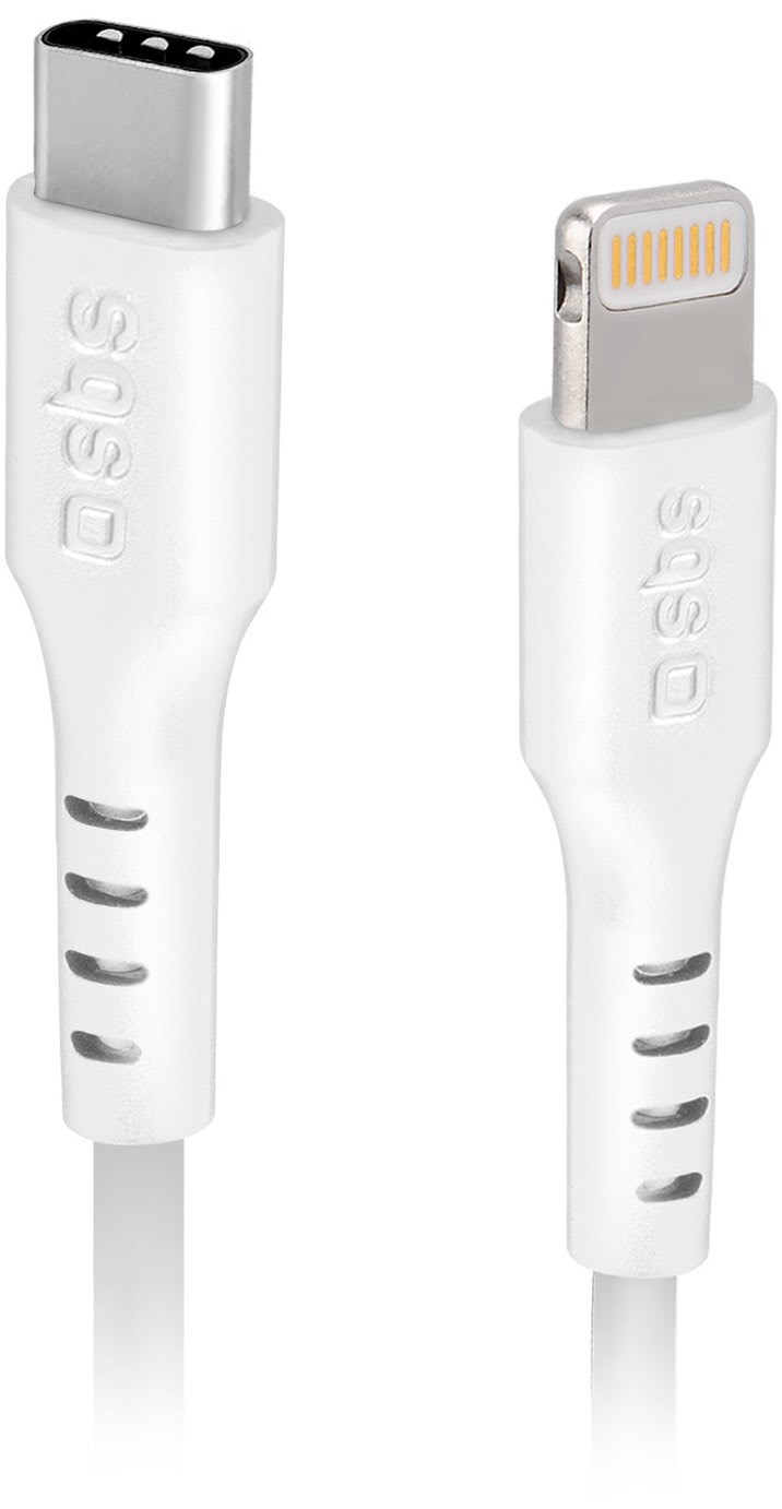 USB Type-C > Lightning Kabel (2m) weiß von sbs