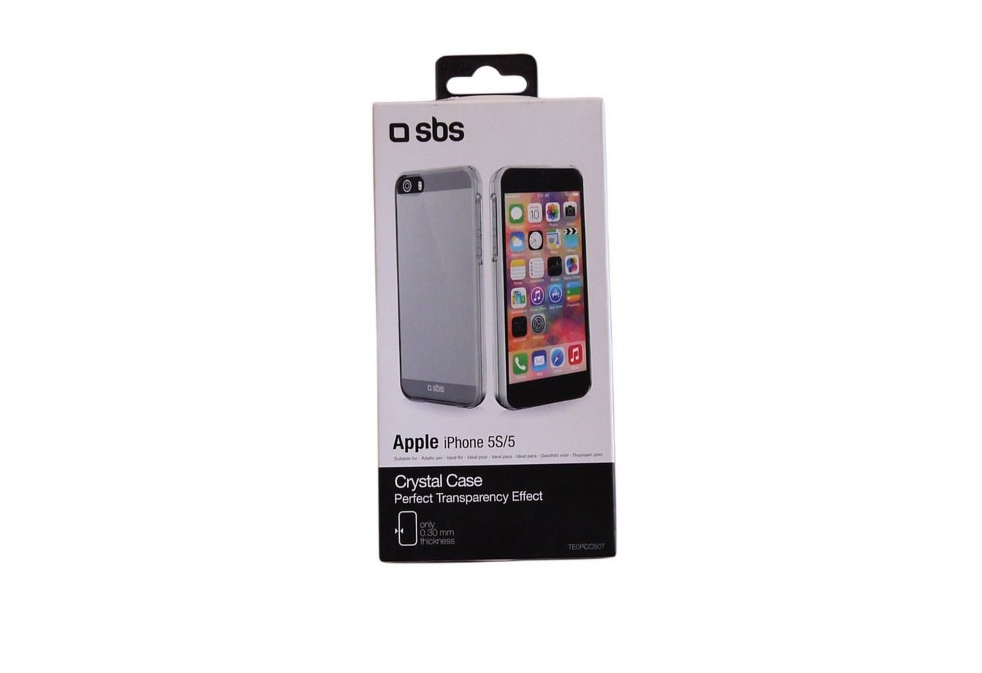 sbs Handyhülle Handy Hülle für iPhone 5S / 5 Transparent Crystal Case von sbs