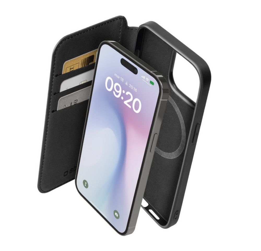 sbs Handyhülle - Wallet Mag für iPhone 16 Pro Max - schwarz sbs Handyhülle - Wallet Mag für iPhone 16 Pro Max - schwarz von sbs
