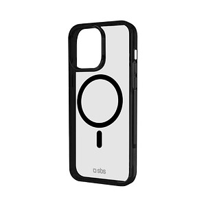 sbs Mag Frame Handy-Cover für Apple iPhone 15 Pro Max transparent, schwarz sbs Mag Frame Handy-Cover für Apple iPhone 15 Pro Max transparent, schwarz von sbs