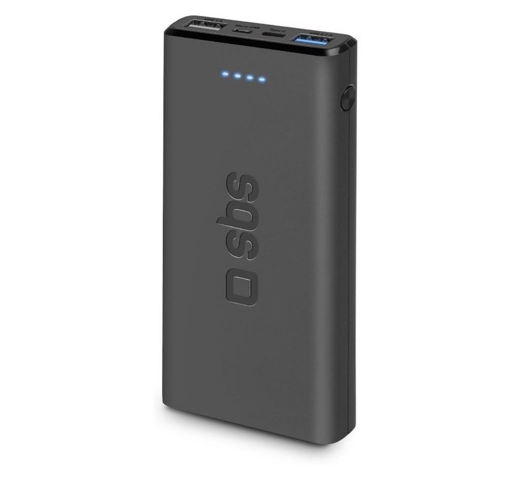 sbs TTBB10000FASTK Powerbank Lithium Polymer (LiPo) 10000 mAh Schwarz Powerbank von sbs