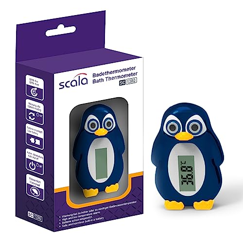 scala SC 1280 Digitales Badethermometer Design Pinguin von scala