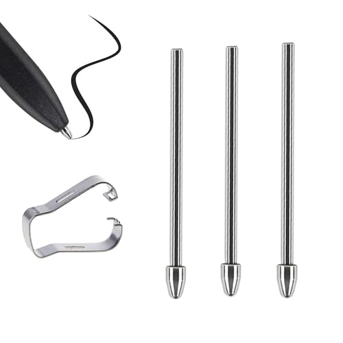 3 Stück,Ersatzspitzen Aus Titanlegierung S Pen Mit Clip,Metallmaterial s Pen Spitzen,Kompatibel Mit Samsung s Pen Spitzen,Spitze Kompatibel Mit Samsung Serie Note10,Note20, Tab S6 S7 S8 von scalingscal