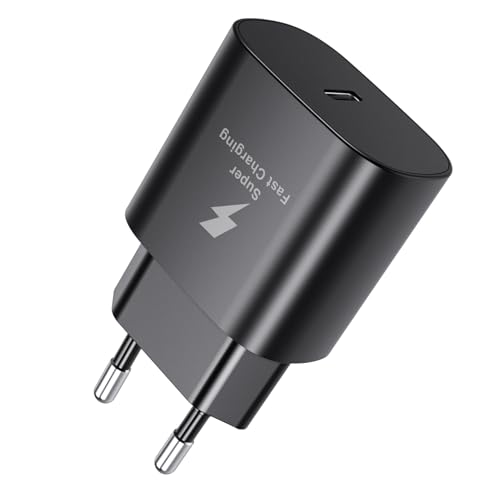 USB C Ladegerät für Samsung, 25W Schnellladegerät Netzteil, Typ C Netzteil Adapter Kompatibel mit Galaxy S20/S21/S22/S23/S24 Ultra/Note 20/S10 USB C Ladegerät für Samsung, 25W Schnellladegerät Netzteil, Typ C Netzteil Adapter Kompatibel mit Galaxy S20/S21/S22/S23/S24 Ultra/Note 20/S10 von sccvee