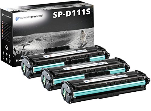 3 SCHNEIDERPRINTWARE Toner je ca.3.000 Seiten kompatibel zu MLT-D111S für Samsung Xpress M2020 M2022 M2022W M2026 M2026W M2070 M2070F M2070FW M2070W von schneiderprintware