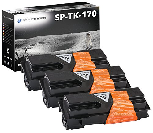 3 Schneider Printware Toner je 15.000 Seiten | 107% höhere Druckleistung | kompatibel zu TK-170 für Kyocera ECOSYS P2135d P2135dn FS-1320DN FS-1320D FS-1370DN von schneiderprintware