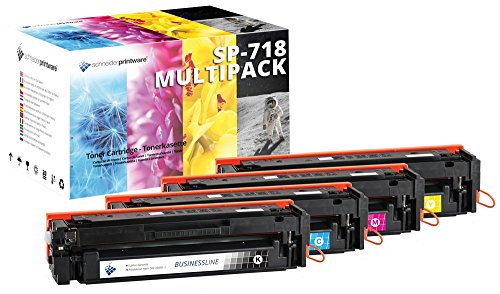 4 SCHNEIDERPRINTWARE TONER ( 35 PROZENT höhere DRUCKLEISTUNG ) kompatibel für Canon LBP 7200Cdn Canon i-Sensys MF 8550 cdn MF 8580 cdw von schneiderprintware