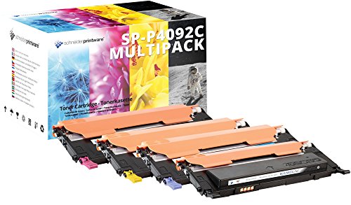 4 Schneider Printware Toner | 100% mehr Leistung | kompatibel zu CLT-K4092S C4092S M4092S Y4092S CLT-P4092C für Samsung CLP-310 CLP-310N CLP-315 CLP-315W CLX-3170 CLX-317W CLX-3175FN CLX-3175FW von schneiderprintware