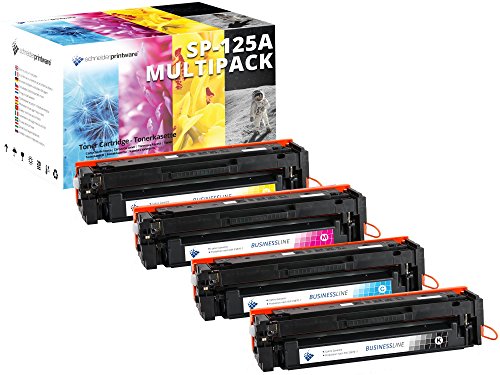 4 Schneider Printware Toner | 40% mehr Leistung | kompatibel zu HP 125A für HP Color Laserjet CM1312nfi MFP CP1215 CP1510 CP1514n CP1515n CP1518ni von schneiderprintware