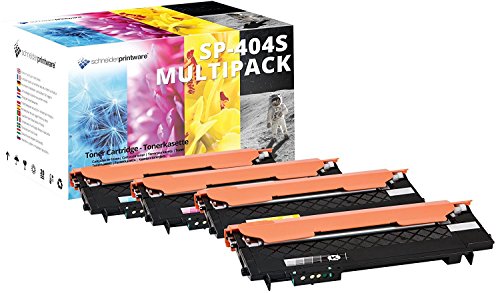 4 Schneider Printware Toner | 50 Prozent mehr Druckleistung | kompatibel zu CLT-K404S, CLT-C404S, CLT-Y404S, CLT-M404S für Samsung Xpress C480w, C480fw C430 C430w C480w C480fn von schneiderprintware