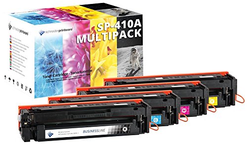 4 Schneider Printware Toner kompatible zu HP CF410A, CF411A, CF412A, CF413A für HP Color Laserjet Pro MFP M477fdw,Pro MFP M477fdn M477fn M477fnw M452dn M452nw M377dw von schneiderprintware
