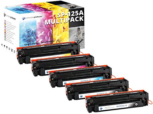 5 Schneider Printware Toner | 40 Prozent mehr Leistung | kompatibel für HP 125A für HP Color Laserjet CM1312MFP CP1210 CP1215 CP1514n CP1515n CP1518ni CP1515 von schneiderprintware