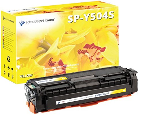 Schneider Printware Kompatibel Toner | 35 Prozent Mehr Leistung | als Ersatz für CLT-Y504S Gelb für Samsung CLP-410 CLP-415N CLP-415NW CLX-4190 CLX-4195FN CLX-4195FW CLX-4195N Xpress C1810W C1860FW von schneiderprintware