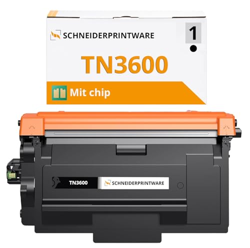 Schneider Printware TN3600 Toner Kompatibel für Brother TN-3600 TN 3600 für HL-L5215DN HL-L6210DW HL-L6410DN HL-L6415DN HL-L5210DN L5210DW MFC-L5715DN MFC-L6710DW MFC-L6915DN MFC-L5710DN L5710DW von schneiderprintware